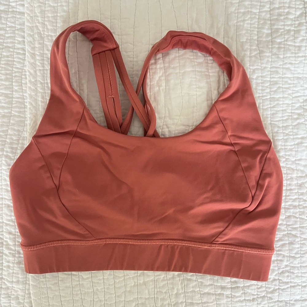 Lululemon Pink Sports Bra Racerback Intimates